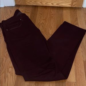 Paige men’s burgundy jeans size 33